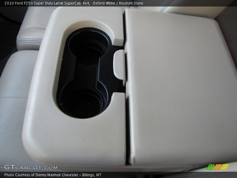 Oxford White / Medium Stone 2010 Ford F250 Super Duty Lariat SuperCab 4x4