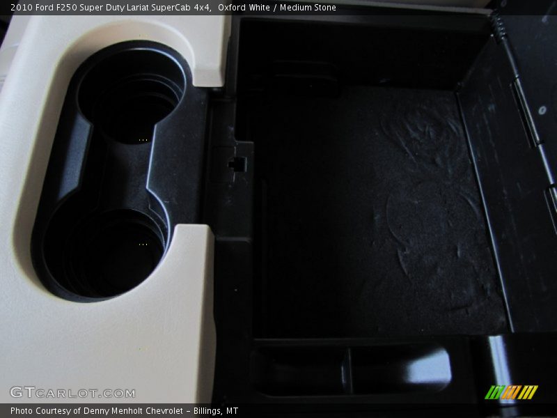 Oxford White / Medium Stone 2010 Ford F250 Super Duty Lariat SuperCab 4x4