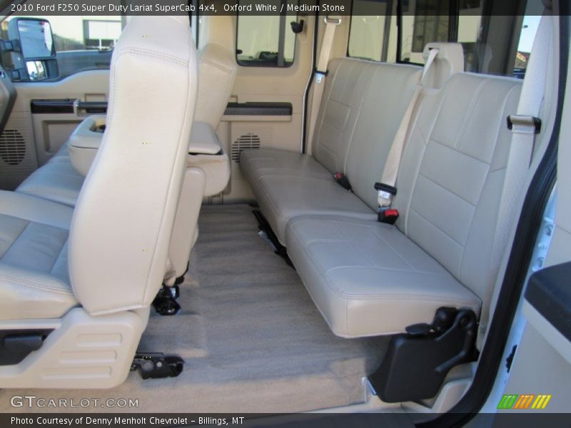 Oxford White / Medium Stone 2010 Ford F250 Super Duty Lariat SuperCab 4x4