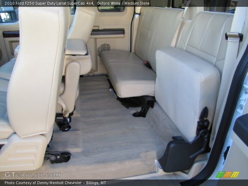 Oxford White / Medium Stone 2010 Ford F250 Super Duty Lariat SuperCab 4x4