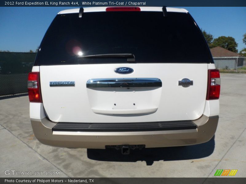 White Platinum Tri-Coat / Chaparral 2012 Ford Expedition EL King Ranch 4x4