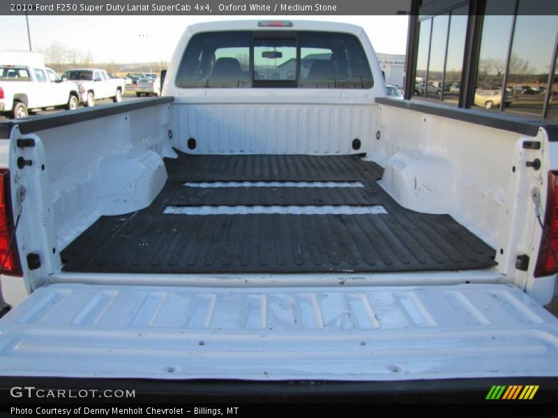 Oxford White / Medium Stone 2010 Ford F250 Super Duty Lariat SuperCab 4x4