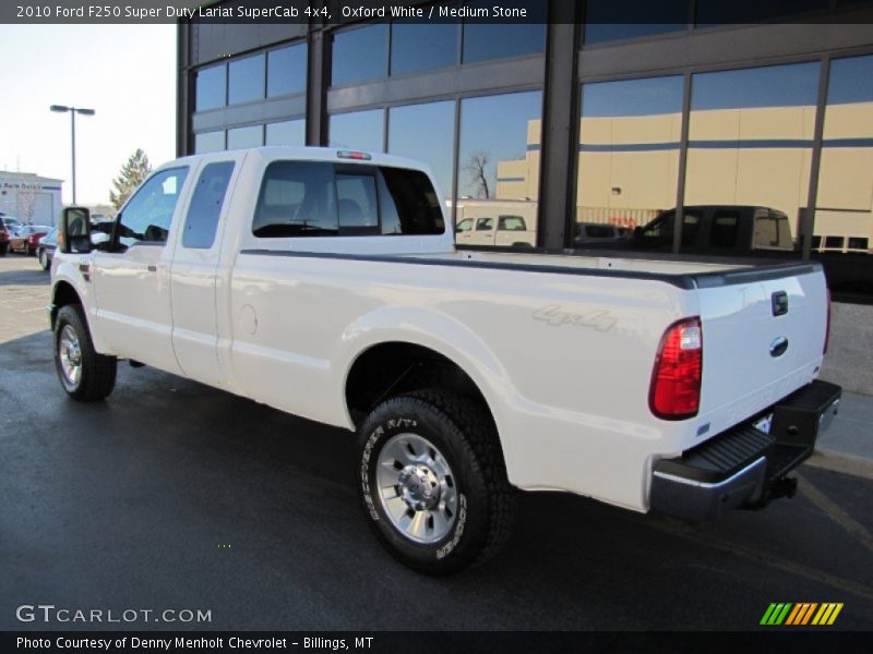 Oxford White / Medium Stone 2010 Ford F250 Super Duty Lariat SuperCab 4x4