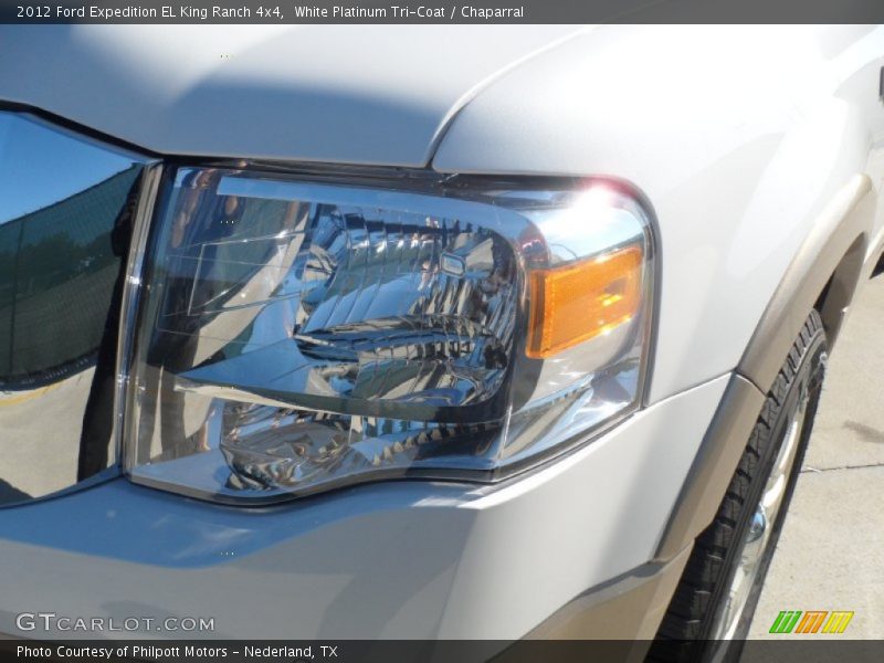 White Platinum Tri-Coat / Chaparral 2012 Ford Expedition EL King Ranch 4x4