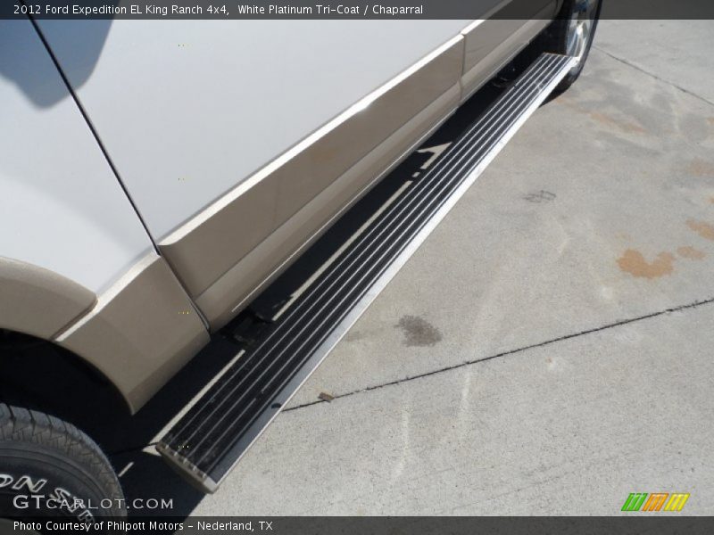White Platinum Tri-Coat / Chaparral 2012 Ford Expedition EL King Ranch 4x4