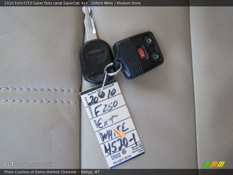 Keys of 2010 F250 Super Duty Lariat SuperCab 4x4