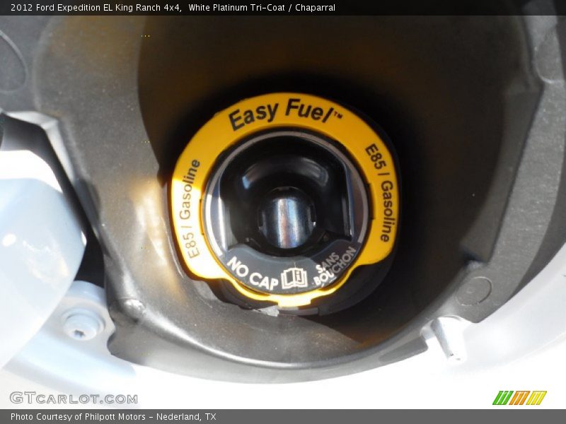 White Platinum Tri-Coat / Chaparral 2012 Ford Expedition EL King Ranch 4x4