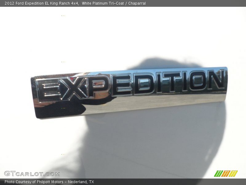 White Platinum Tri-Coat / Chaparral 2012 Ford Expedition EL King Ranch 4x4