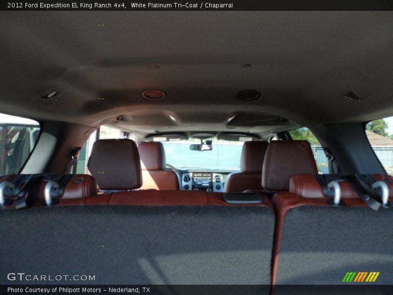 White Platinum Tri-Coat / Chaparral 2012 Ford Expedition EL King Ranch 4x4