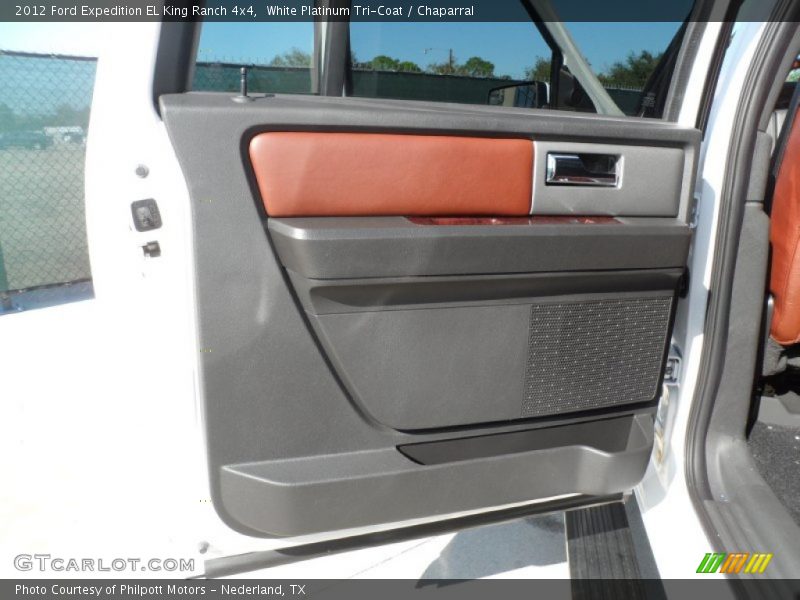 White Platinum Tri-Coat / Chaparral 2012 Ford Expedition EL King Ranch 4x4