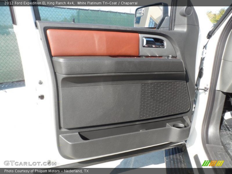 White Platinum Tri-Coat / Chaparral 2012 Ford Expedition EL King Ranch 4x4