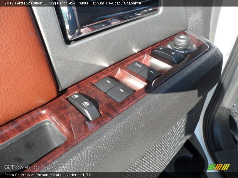 White Platinum Tri-Coat / Chaparral 2012 Ford Expedition EL King Ranch 4x4