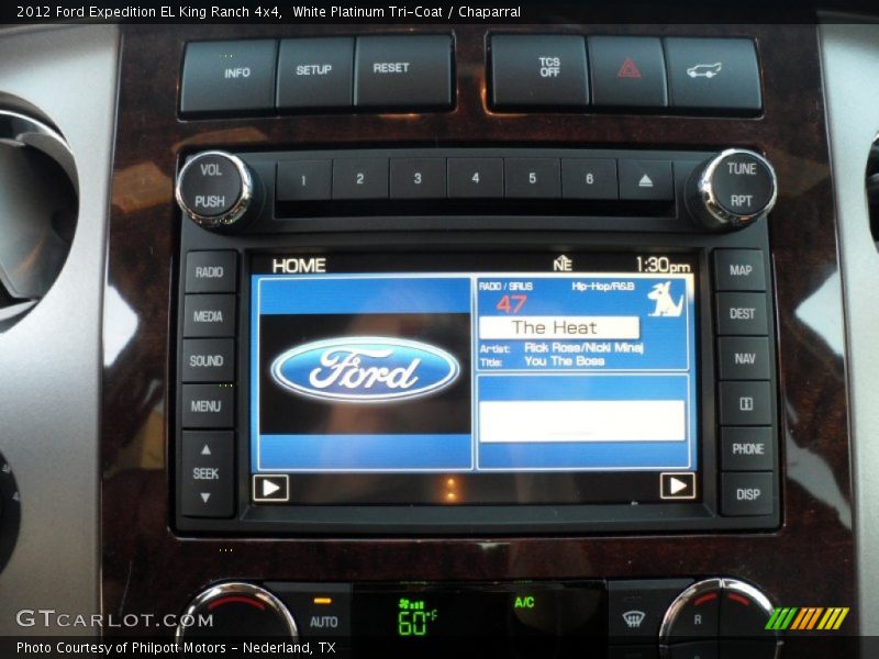 Controls of 2012 Expedition EL King Ranch 4x4