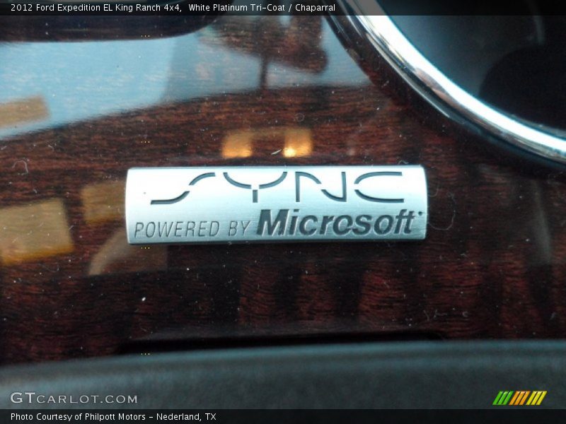 White Platinum Tri-Coat / Chaparral 2012 Ford Expedition EL King Ranch 4x4
