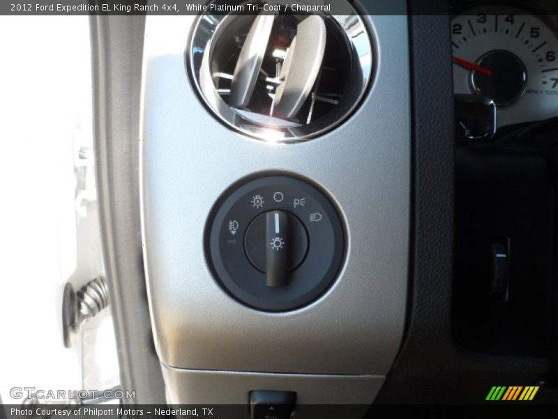 White Platinum Tri-Coat / Chaparral 2012 Ford Expedition EL King Ranch 4x4