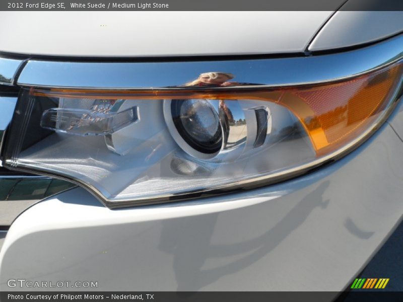 White Suede / Medium Light Stone 2012 Ford Edge SE