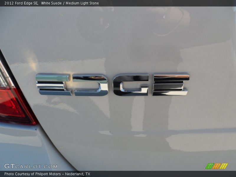 White Suede / Medium Light Stone 2012 Ford Edge SE
