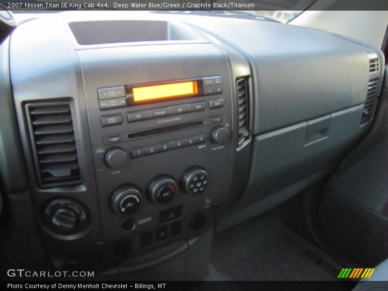 Deep Water Blue/Green / Graphite Black/Titanium 2007 Nissan Titan SE King Cab 4x4