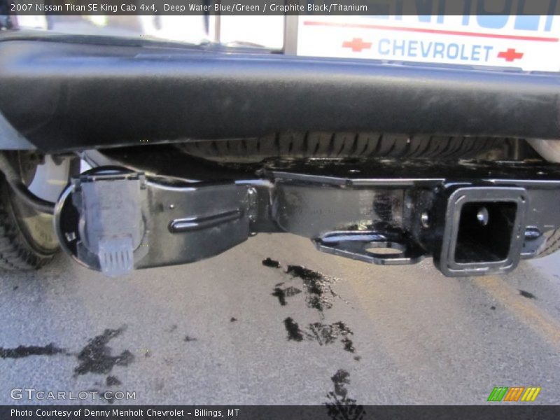 Deep Water Blue/Green / Graphite Black/Titanium 2007 Nissan Titan SE King Cab 4x4