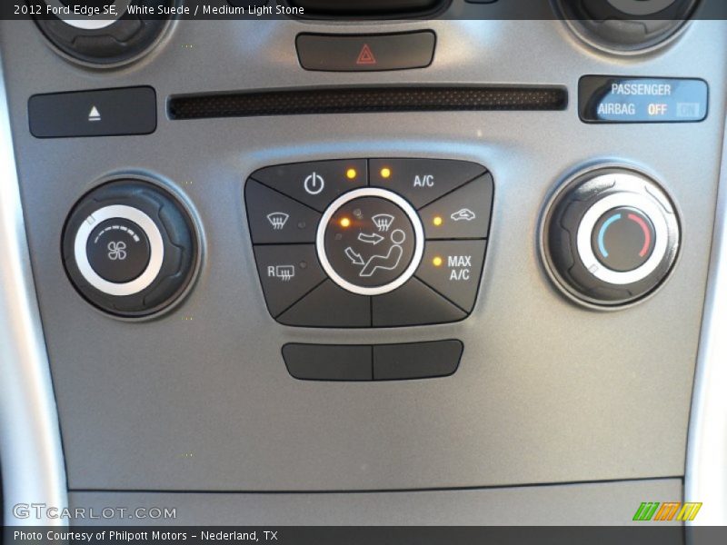 Controls of 2012 Edge SE