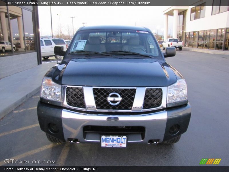 Deep Water Blue/Green / Graphite Black/Titanium 2007 Nissan Titan SE King Cab 4x4