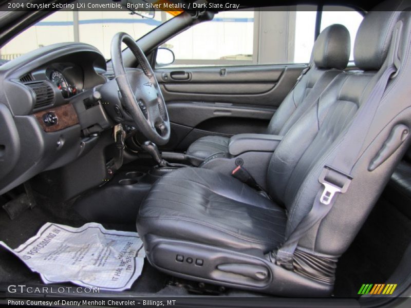Bright Silver Metallic / Dark Slate Gray 2004 Chrysler Sebring LXi Convertible