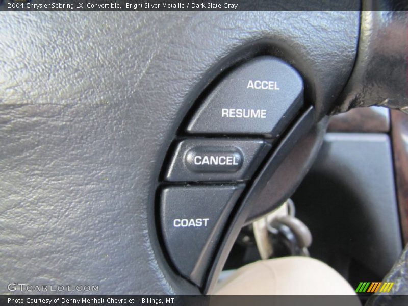 Bright Silver Metallic / Dark Slate Gray 2004 Chrysler Sebring LXi Convertible