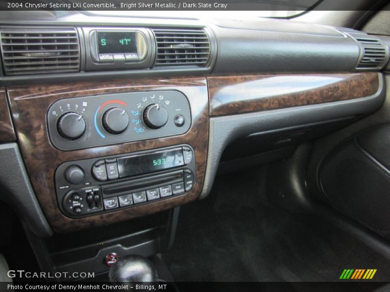 Bright Silver Metallic / Dark Slate Gray 2004 Chrysler Sebring LXi Convertible