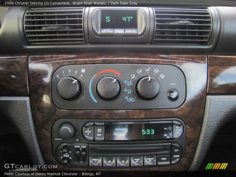 Bright Silver Metallic / Dark Slate Gray 2004 Chrysler Sebring LXi Convertible