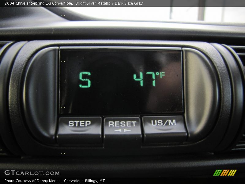 Bright Silver Metallic / Dark Slate Gray 2004 Chrysler Sebring LXi Convertible