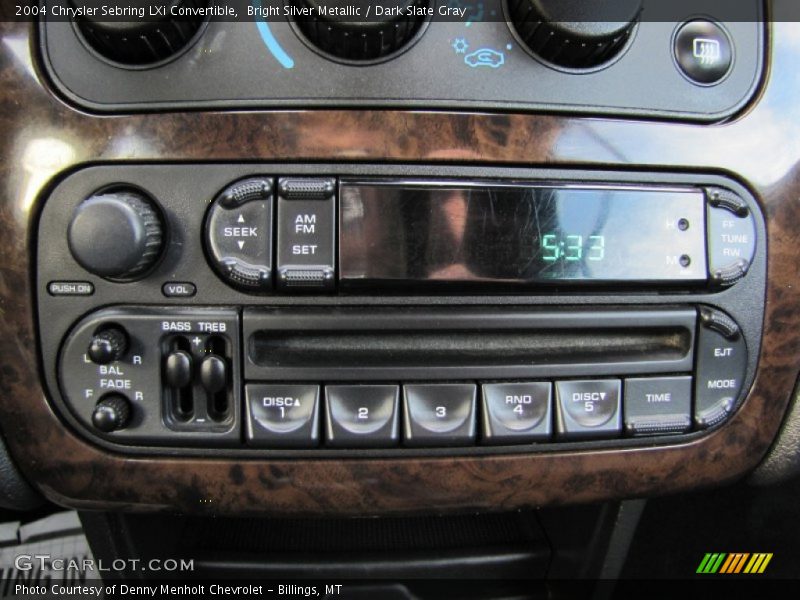 Bright Silver Metallic / Dark Slate Gray 2004 Chrysler Sebring LXi Convertible