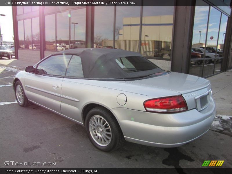 Bright Silver Metallic / Dark Slate Gray 2004 Chrysler Sebring LXi Convertible