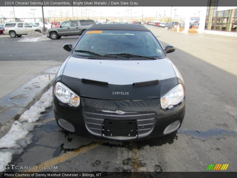 Bright Silver Metallic / Dark Slate Gray 2004 Chrysler Sebring LXi Convertible