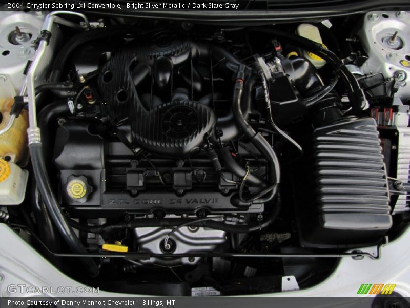 Bright Silver Metallic / Dark Slate Gray 2004 Chrysler Sebring LXi Convertible