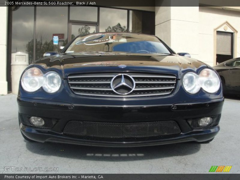 Black / Ash 2005 Mercedes-Benz SL 500 Roadster