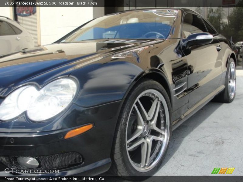 Black / Ash 2005 Mercedes-Benz SL 500 Roadster