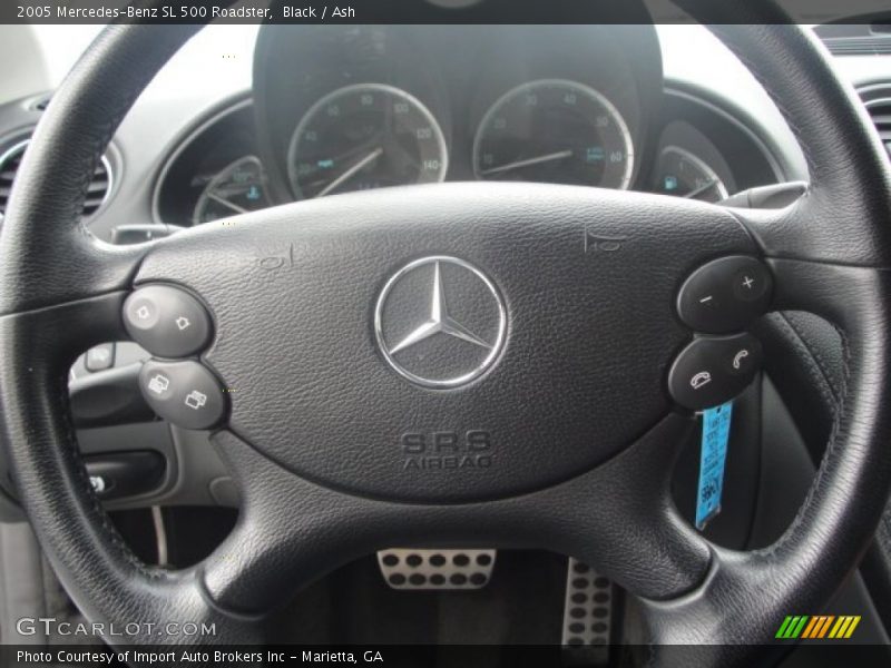 Black / Ash 2005 Mercedes-Benz SL 500 Roadster