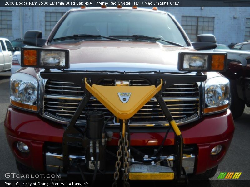 Inferno Red Crystal Pearl / Medium Slate Gray 2006 Dodge Ram 3500 Laramie Quad Cab 4x4