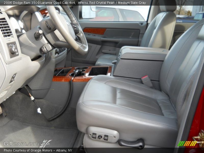  2006 Ram 3500 Laramie Quad Cab 4x4 Medium Slate Gray Interior