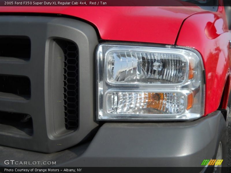 Red / Tan 2005 Ford F350 Super Duty XL Regular Cab 4x4