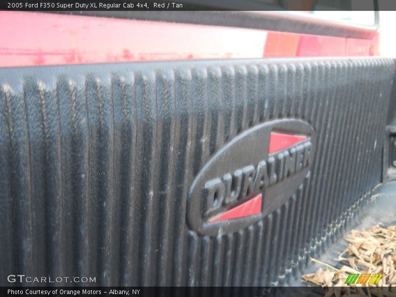Red / Tan 2005 Ford F350 Super Duty XL Regular Cab 4x4