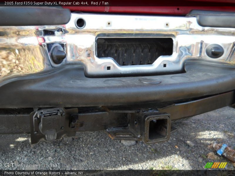 Red / Tan 2005 Ford F350 Super Duty XL Regular Cab 4x4