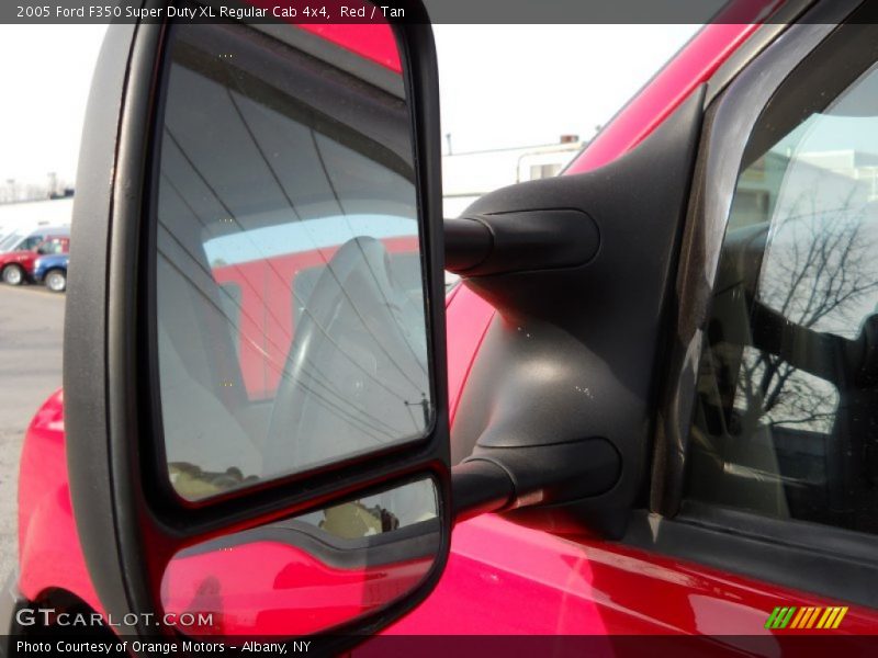 Red / Tan 2005 Ford F350 Super Duty XL Regular Cab 4x4