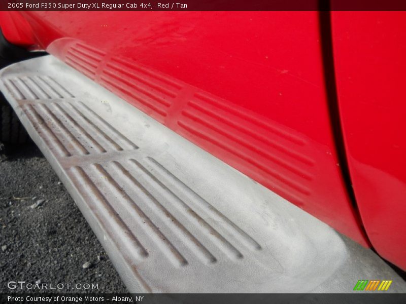 Red / Tan 2005 Ford F350 Super Duty XL Regular Cab 4x4