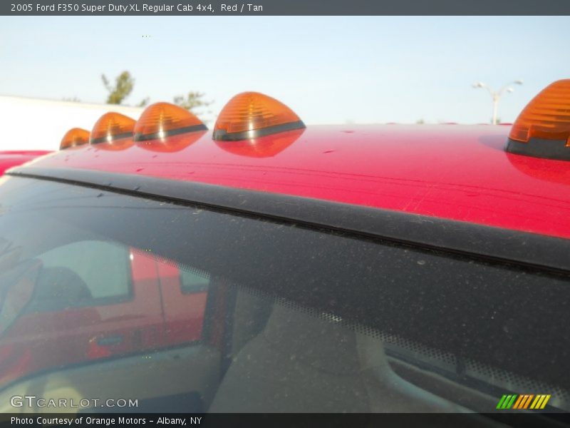 Red / Tan 2005 Ford F350 Super Duty XL Regular Cab 4x4