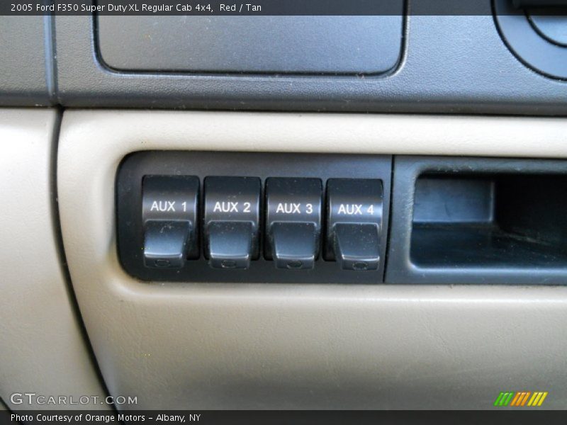 Red / Tan 2005 Ford F350 Super Duty XL Regular Cab 4x4