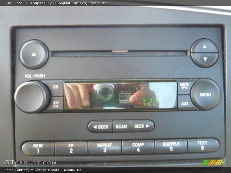 Red / Tan 2005 Ford F350 Super Duty XL Regular Cab 4x4