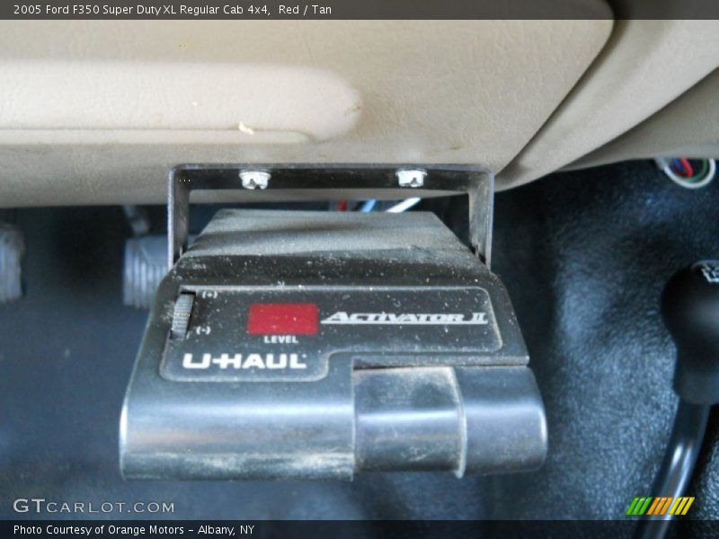 Red / Tan 2005 Ford F350 Super Duty XL Regular Cab 4x4