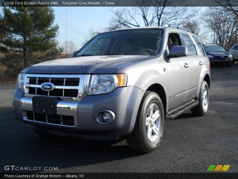 Tungsten Grey Metallic / Stone 2008 Ford Escape Hybrid 4WD