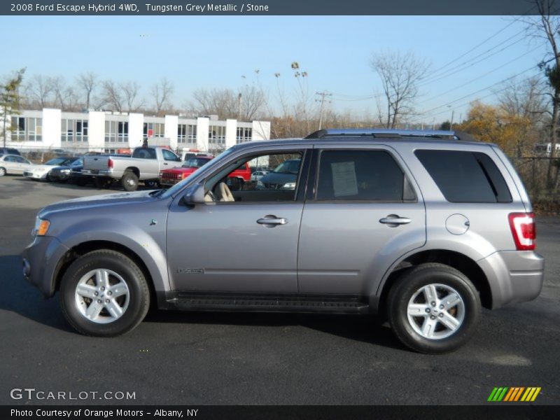 Tungsten Grey Metallic / Stone 2008 Ford Escape Hybrid 4WD